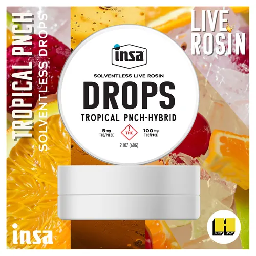 Solventless Live Rosin Drops - Tropical PNCH - 100mg from  product image
