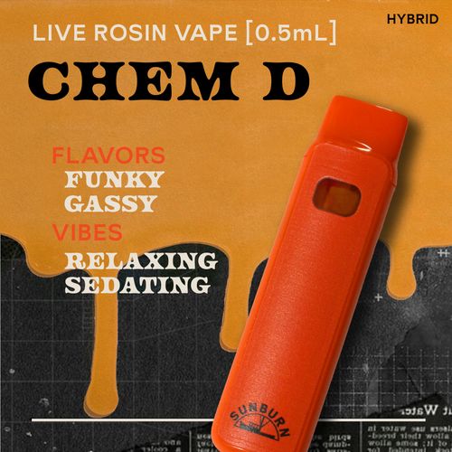 Chem D 0.5g Live Rosin Disposable Vape - 