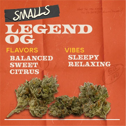 Legend OG - 7g Smalls Flower by Sunburn - 7.000g Smalls
