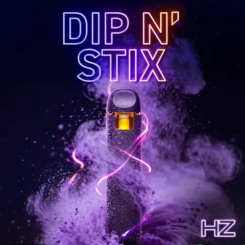Dip n' Stix: Live Rosin All-in-One Vape by Hz - 0.500g Live Rosin