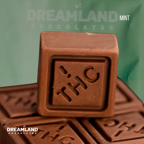 Dreamland Mint Squares 10pcs -  cannabis product