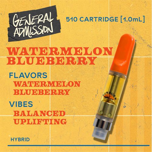 Watermelon Blueberry 1g Cartridge - 