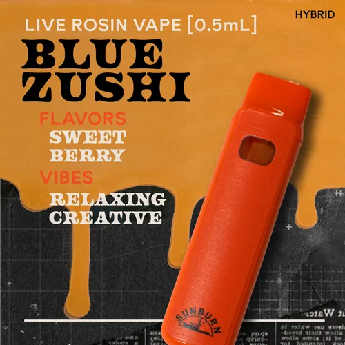 image of Blue Zushi - 0.5g Live Rosin Vaporizer