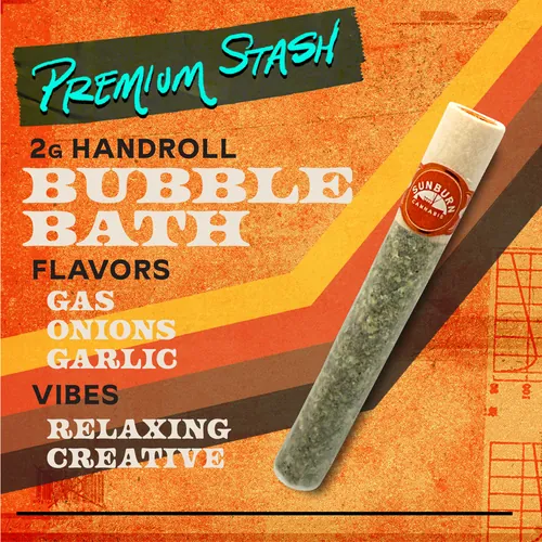 Bubble Bath - 2g Handrolled Pre-roll by Premium Stash - 2.000g PreRoll