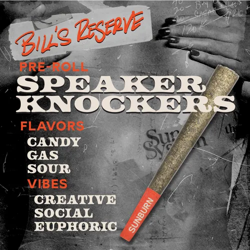 Speaker Knockers - 1g Pre Rolls by Bill's Reserve - 1.000g PreRoll