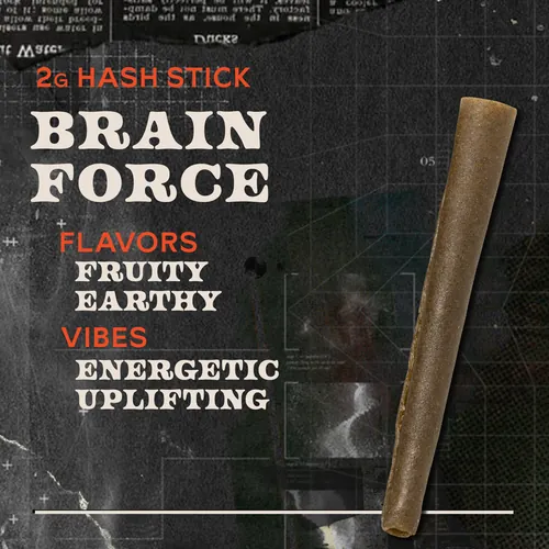 Brain Force - 2g Hash Sticks Concentrate by Sunburn - 2.000g Hash