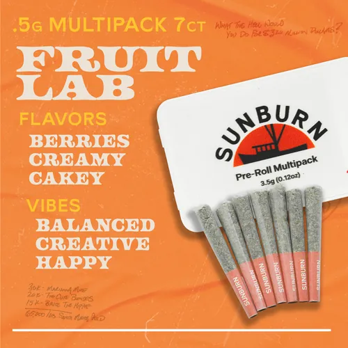 Fruit Lab - 7ct Pre Rolls by Sunburn - 3.500g PreRoll