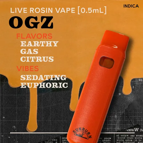image of OGZ - 0.5g Live Rosin Vaporizer