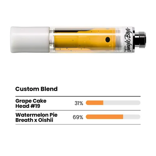 Grape Cake Head #19 + (WPB x Oishii) - Live Resin 510 Cartridge by Jungle Boys - 1.000g Live Resin