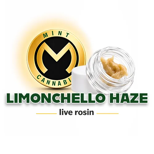 Mint Platinum Cold Cure Live Rosin -LMNCLLO Haze by Mint Platinum - 1.000g Cold Cure