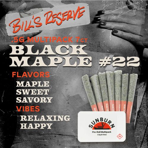 Bill's Reserve Black Maple #22 7ct Pre Rolls - 