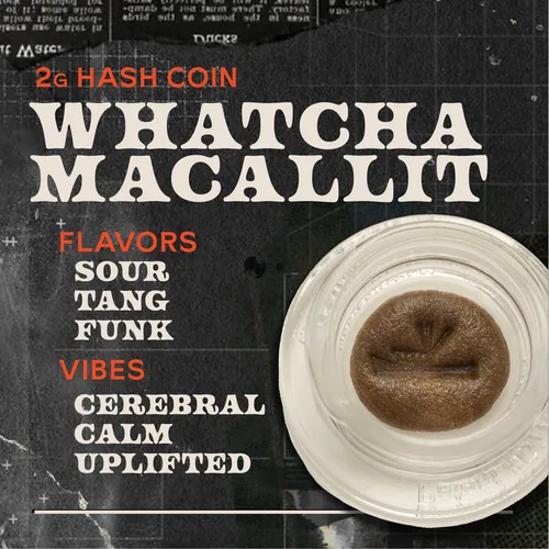 Whatchamacallit - 2g Hash Coins Concentrate by Sunburn - 2.000g Hash