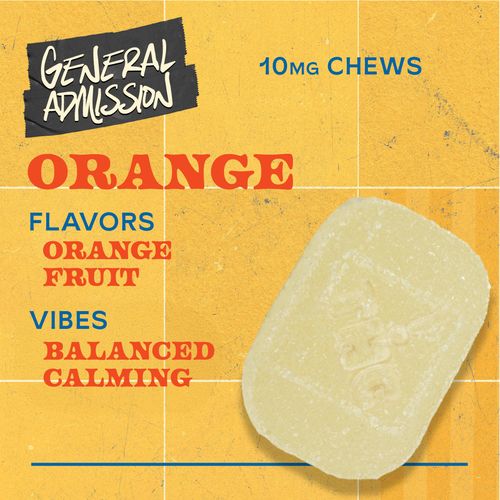 Orange 100mg 10pk Chews Hybrid - 