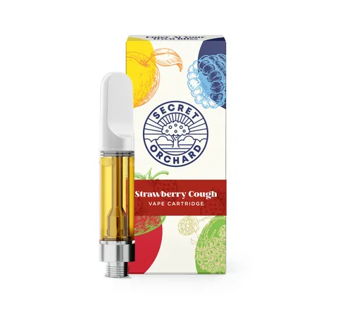 Strawberry Cough Vape Cartridge by Secret Orchard - 1.000g Cartridge