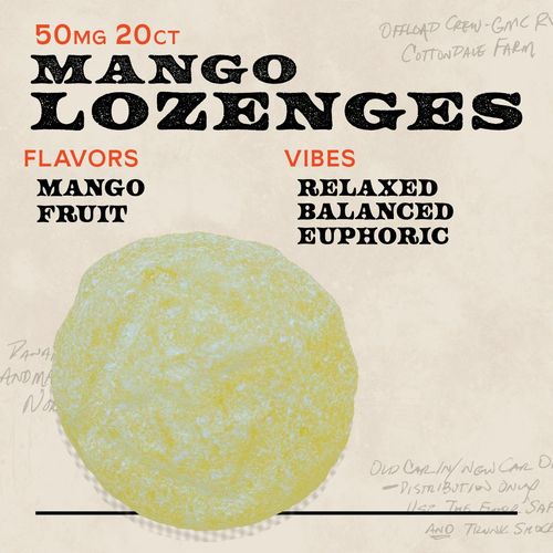 Mango 50mg 20ct Lozenges Hybrid - 