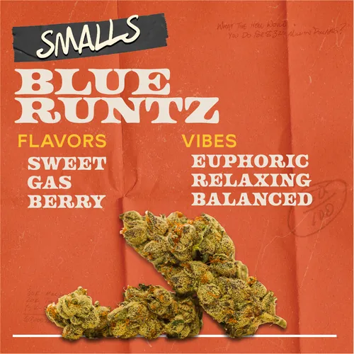 Blue Runtz - 7g Smalls Flower by Sunburn - 7.000g Smalls