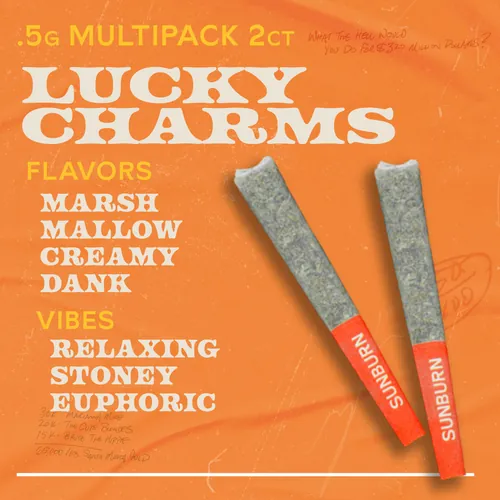 Lucky Charms 2ct Pre Rolls Whole Flower Hybrid - 