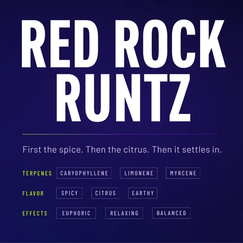 Red Rock Runtz: Live Rosin Disposable Vape from  product image