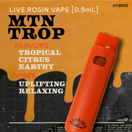 MTN Trop 0.5g Live Rosin Disposable Vape - 