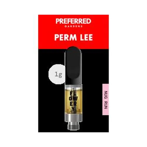 Nug Run Resin Cartridge 1g - Perm Lee by Preferred Gardens - 1.000g Live Resin