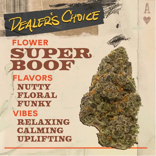 Super Boof - 3.5g Flower by Dealer'S Choice - 3.500g Whole