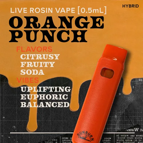 Orange Punch - 0.5g Live Rosin Vaporizer