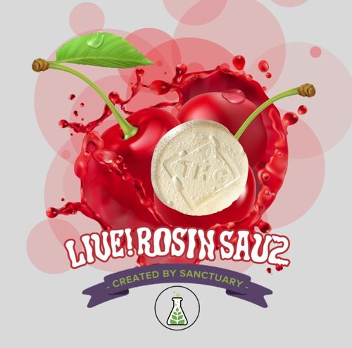 Live Rosin Sauz Cherry Chews 100mg 10pk - 