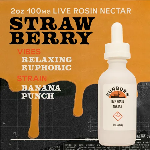 Nectar 100mg 2oz Strawberry Banana Punch - 