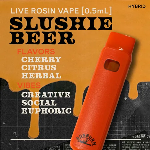 Slushie Beer 0.5g Live Rosin Disposable Vape - 