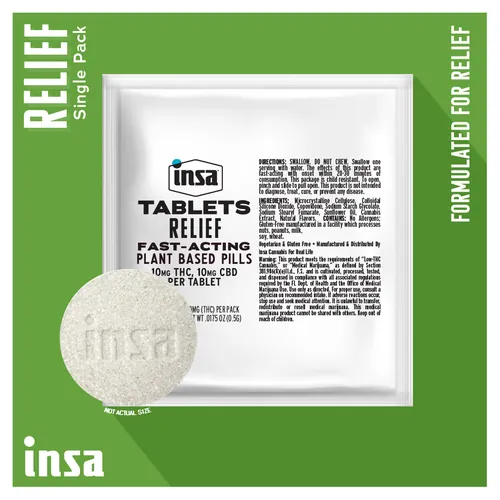 Tablets - Relief 1:1 THC:CBD (Single Count) from  product image
