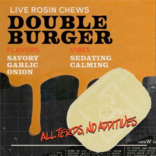 Double Burger 100mg 10pk Live Rosin Chews - 