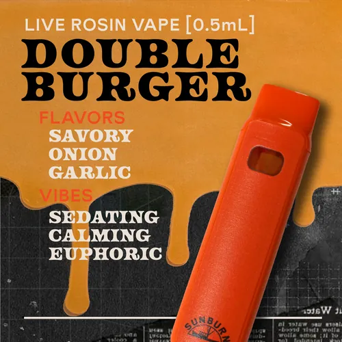 Badder Double Burger -  cannabis product