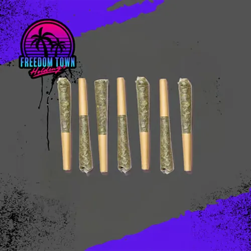 96 Sour Diesel Preroll 7-Pack by Freedom Town - 3.500g PreRoll