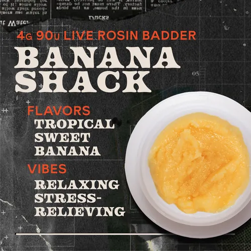 Banana Shack Badder 4g Live Rosin Concentrate from  product image