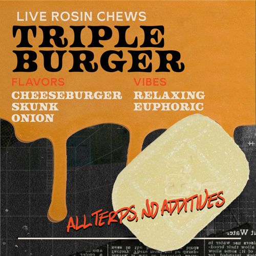 Triple Burger 100mg 10pk Live Rosin Chews - 