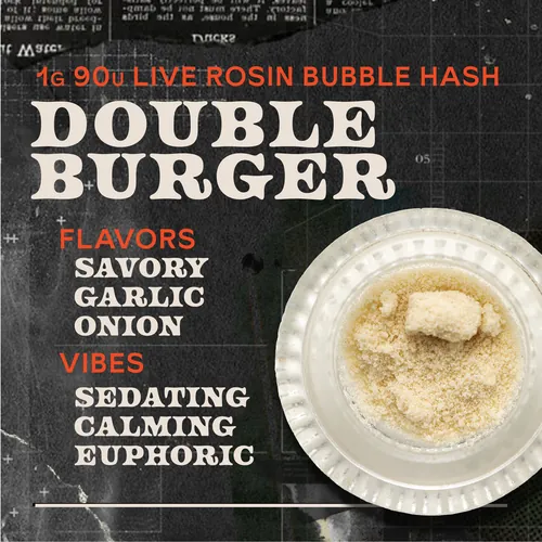 Badder Double Burger -  cannabis product