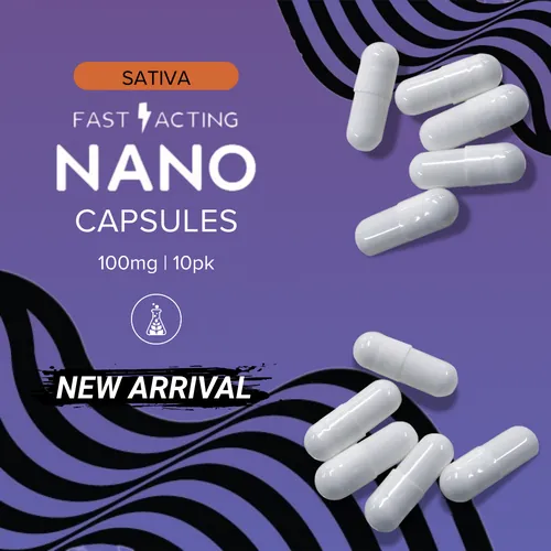 Sativa Nano Capsules 100mg 10pk by Sanctuary Medicinals - 0.100g Capsule