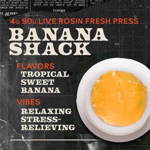 Banana Shack Jam 4g Live Rosin Concentrate from  product image