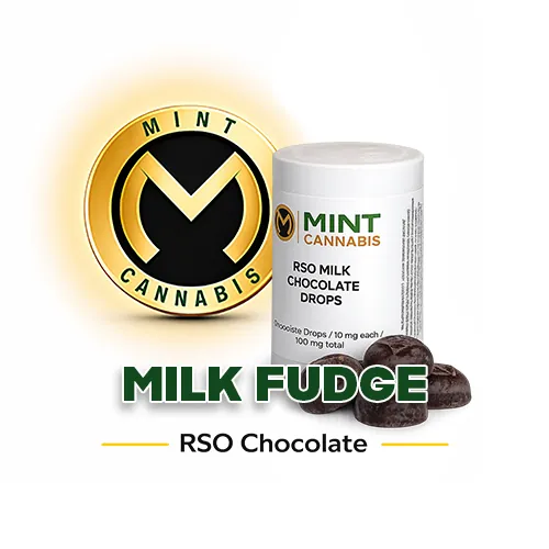 Mint Premium - Chocolate Drops RSO 100mg - Milk Ccnt from  product image