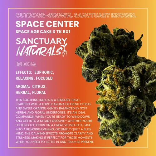 Sanctuary Naturals Space Center by Sanctuary Medicinals - 3.500g Smalls