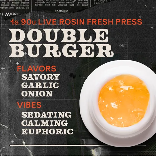 Badder Double Burger -  cannabis product