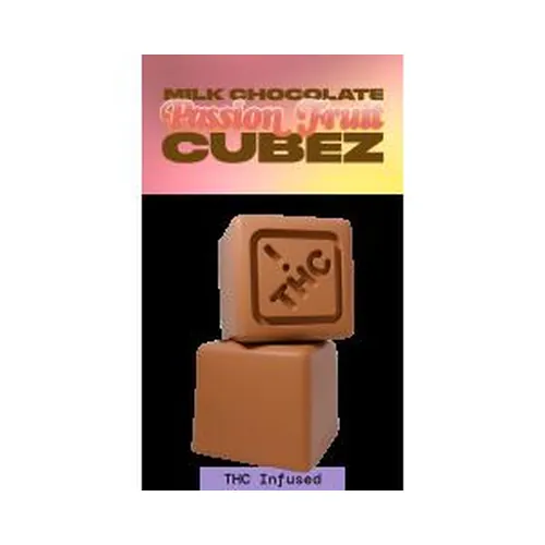 THC Infused Milk Chocolate Cubez - Passionfruit from  product image
