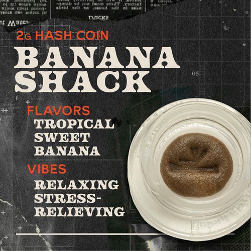 Banana Shack 2g Hash Coin - 