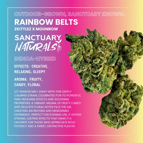3.5g Naturals Rainbow Belts