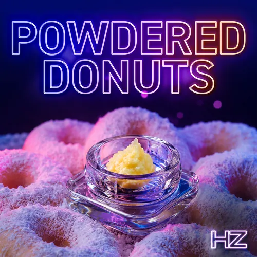 Powdered Donuts: Live Rosin Badder by Hz - 1.000g Badder