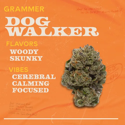 Dogwalker - 1g Grammers Flower by Sunburn - 1.000g Whole