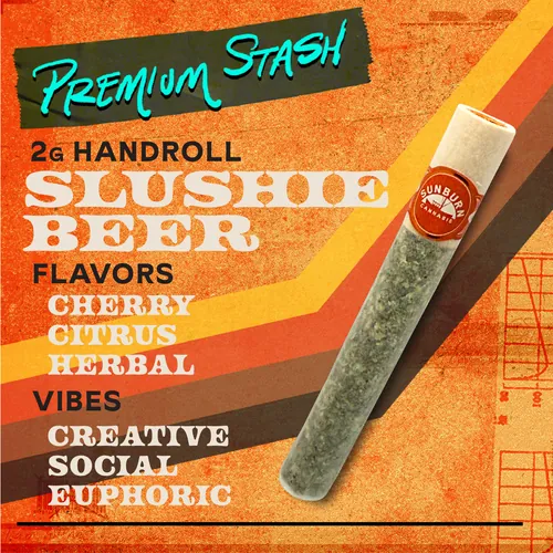 Slushie Beer - 2g Handrolled Pre-roll by Premium Stash - 2.000g PreRoll