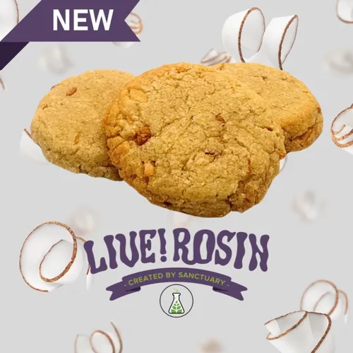 Live Rosin Sauz Cookies I Toasted Coconut I 100Mg 10Pk - 