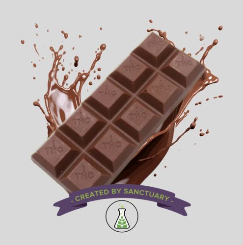 Milk Chocolate Bar 100mg 10pk - 