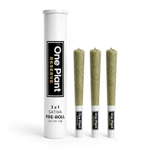 Blackwater Pre Roll 0.5g x 3ct by One Plant - 0.500g PreRoll